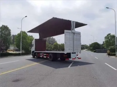 Vleugelopen bestelwagenoplegger